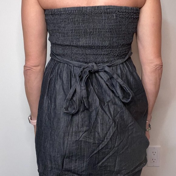 Strapless Jean Dess, charcoal - Picture 2 of 5